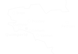 carte comptence huissier Bretagne